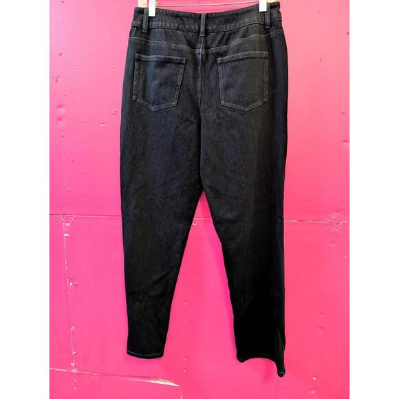 Black Denim Jeans Coldwater Creek Jeans P12  Stretch Twill - Picture 3 of 4